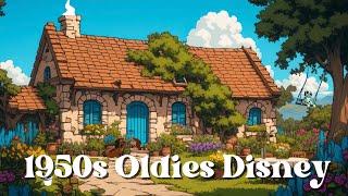 Golden Era Disney Ambiance ️ | Relaxing 1950s Oldies for Peaceful Moments