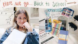 Prep for a new term of nursing school with me ft. new school supplies & stress...