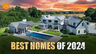 BEST LUXURY HOMES 2024 | 3 HOUR TOUR OF LUXURY REAL ESTATE