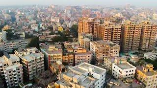 Dhaka City Mirpur area Aerial Views