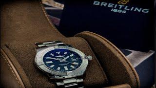 Unboxing Breitling Avenger 43MM Black Dial Steel Bracelet ref A17318