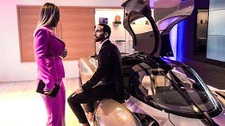 Rio Ferdinand checks out the $3 MILLION Aston Martin Valkyrie HYPERCAR!!