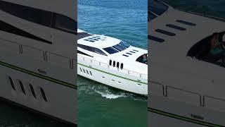 This one is one good-looking yacht! Leopard yacht in Miami. High-end Lifestyle. Leopard Yacht