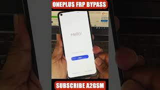 All Oneplus FRP Bypass Latest Version Nord, Nord2, Nord CE, CE2, CE2, 9R, 9Pro #shorts #a2gsm