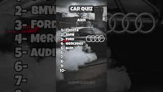 Guess the Car by the Logo! #shorts #quiz #car