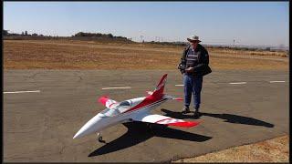 Dolphin Jet at top Speed at the PRF Fly-In Event 2024