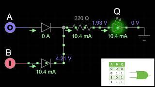 RECREACIÓN DE COMPUERTA OR CON DIODOS | Teoría de circuitos electrónicos