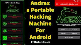 Andrax a Portable Machine for Android Explained by Hackers Colony