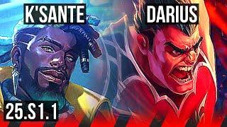 K'SANTE vs DARIUS (TOP) | KR Master | 25.S1.1