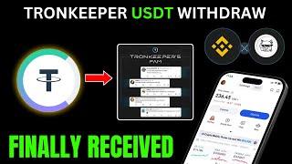 Tronkeeper USDT Withdraw  Process || Latest Update & Scam Alert ||