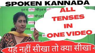 All tenses in Kannada in video, LEARN KANNADA THROUGH HINDI