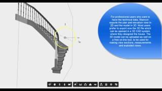 3D Stair Software: StairconSALES 3D export