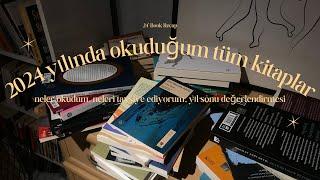 2024 Yılında Okuduğum Tüm Kitaplar | 24' Book Recap | Durmaksızın Konuştuğum Bir Video