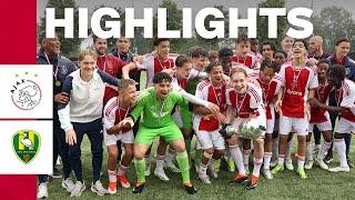 GOALS GALORE & THE CUP!  | Highlights Ajax O17 - ADO Den Haag O17 | Beker