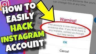 (NEW TRICK) How To Easily Hack Instagram Account - Shocking REALITY of Hackers