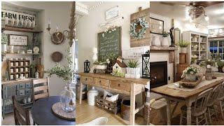 Rustic farmhouse decor inspiration.100+Antique Vintage Shabby chic farmhouse decoration.#rusticdecor