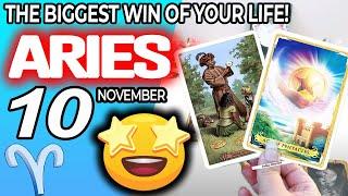 Aries ️IT’S COMING! THE BIGGEST WIN OF YOUR LIFE! horoscope for today NOVEMBER 10 2024 ️ #aries