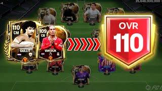 110 OVR Reached!! Best Team Upgrade Ever - We Have Gullit, Puskas, Modric, Dijk