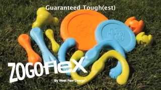 Fun Tough Dog Toys Zogoflex by West Paw