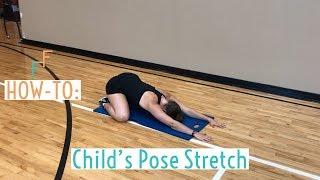 Child's Pose Stretch / Mobility Move (Low Back AND Hip Variations)