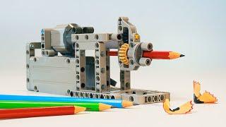 Making Lego Pencil Launcher from Pencil Sharpener #lego #moc #experiment