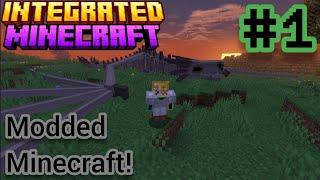 Trying to Survive in Modded Minecraft!! [Integrated Mc Mod]