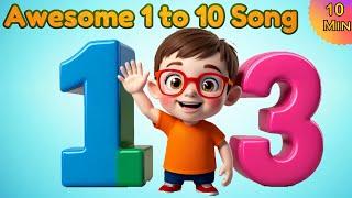 Fun Learn 1234 Counting Song @LittleMarvelsE-Learning Numbers one two three Song #countingnumbers