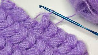 Original crochet pattern for beginners (Shorts)/Объемный узор крючком для начинающих.