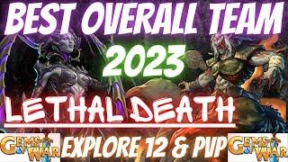 NEW BEST Overall team for Explore 12 & PVP | Gems of War 2023 yellow guild wars team LETHAL DEATH