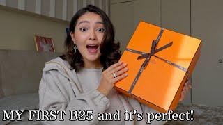 MY NEW HERMES BIRKIN 25 UNBOXING! MAJOR SURPRISE FROM HUBBY | MY FIRST B25 