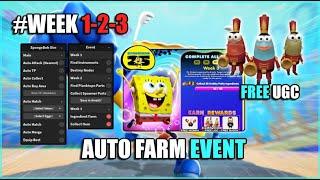 [🪣Free UGC Limited] SpongeBob Simulator Script Hack • Auto Farm Event [Week1-3]