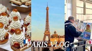 Paris vlog 칙칙한 사무실에서 일만 하다가 파리 가서 감성 채우는 직장인 파리여행 브이로그 ep1. 에펠탑뷰 숙소추천 빵지순례파리찐맛집 파리감성