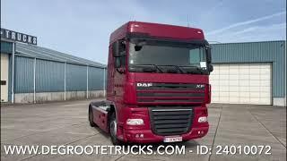 Degroote Trucks: DAF XF105.460 Space Cab tractor head for sale