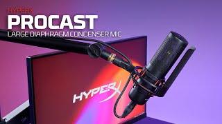 HyperX ProCast Large Diaphragm Condenser Microphone