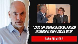 Horacio Rodríguez Larreta habló con Eduardo Feinmann en Radio Mitre