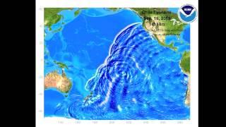 September 16, 2015 Chile tsunami propagation