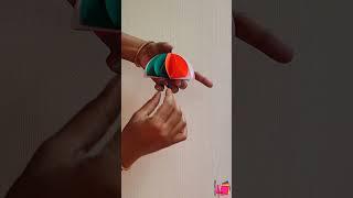 tricolour paper umbrella | How to make a paper Umbrella | #shorts |