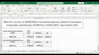 6. Mise au rebut : Méthode 2 (Classique)/ Constatation de la VNC