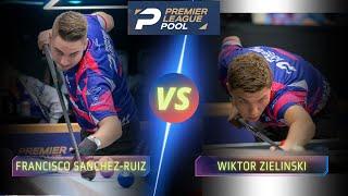 FRANCISCO SANCHEZ-RUIZ  VS  WIKTOR ZIELINSKI | 2024 PREMIER LEAGUE POOL #billiards  #highlights #plp