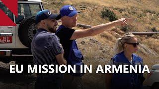 EU monitors patrol the Armenia-Azerbaijan border