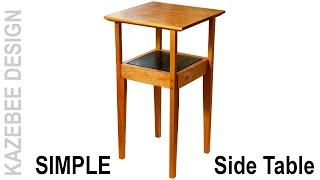 SIMPLE MODERN Shaker Side Table - Design and Woodworking