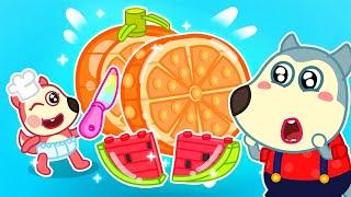 Fruit So Yummy  Yes Yes Fruits Song  Wolfoo Nursery Rhymes & Kids Songs