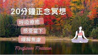 20 mins Guided Mindfulness Meditation  | 有引導的深度呼吸冥想練習