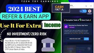 Earn Money Online Without Investment Telugu|Money Earning Apps Telugu New|Cashyatra‎@techtryearnigs