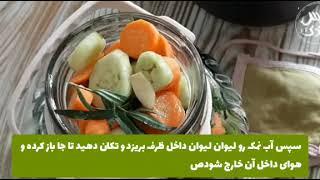 آموزش طرز تهیه شور خانگی