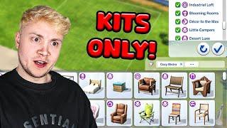 Can you build a Sims 4 house ONLY using Kits?