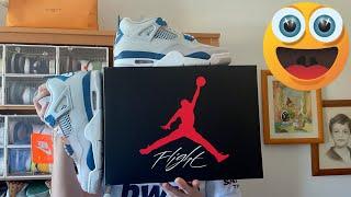 REVIEW JORDAN 4 MILITARY BLUE