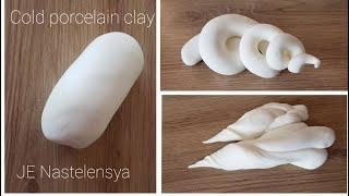 How to make flexible moldable cold porcelain modeling clay