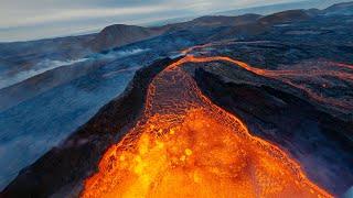 FPV Drone Flight into the Iceland Volcano PT1