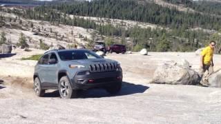 Filming Jeep Cherokee for Trail Rated Video